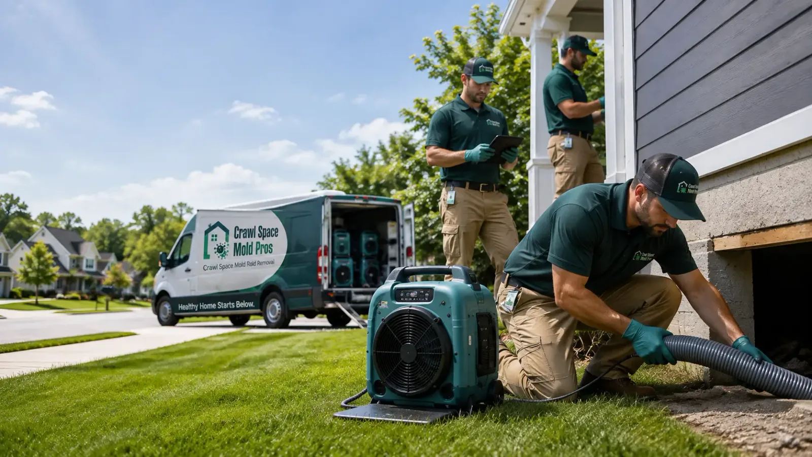 Crawl Space Mold Removal in Liberty, IN